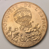 10 Francs Conquête De L'espace,1983, Tranche A, Cupro-nickel - V° République - 10 Francs