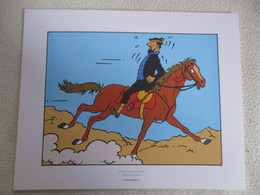 3 PLANCHES EXTRAIT DE COKEEN STOCK   TINTIN  HERGE MOULINSART 2011 - Hergé