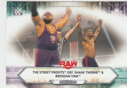 Shane Thorne & Brendan Vink   #41    The Street Profits   2021 Topps WWE - Trading-Karten