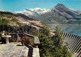 73 - Savoie - Barrage De Roselend - Au Fond Le Mont Blanc - CPM - Voir Scans Recto-Verso - Other Municipalities