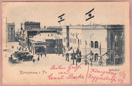 Cartolina Germania Königsberg I Pf - Bahnhof - Non Viaggiata - Da Identificare