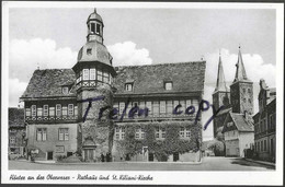 Allemagne, Höxter, Rathaus, 1955,  Beschrieben, Ecrit - Hoexter