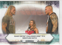 Randy Orton   #72    Challenges Edge   2021 Topps WWE - Tarjetas