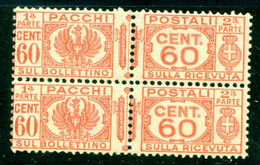 Regno D'Italia (1927) - Pacchi Postali, 60 Cent.  ** - Pacchi Postali