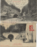 BUSSANG - 2 CARTES - COTE ALSACIEN  ET FRONTIERE AVANT LA GUERRE - ANNEE 1915 ET 1909 - Bussang