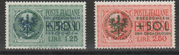 321 Lubiana  1942 - Francobolli Espressi D’Italia Soprastampati N. 32/33. Cat. € 350,00. SPL MNH - Lubiana