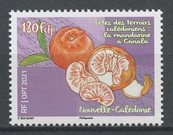 Nlle CALEDONIE 2021 N° 1410 ** Neuf MNH Superbe Fruits Mandarine à Canala Fête Des Terroirs - Ongebruikt