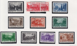 Sowjet-Unie Jaar 1949 Michel-nr 1371/1380 Gestempeld - Altri & Non Classificati