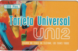 Spain, Espagne, Uni2 Tarjeta Universal 1000 Ptas. - Andere & Zonder Classificatie