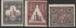 437 San Marino  1894 - Inaugurazione Palazzetto Del Governo N. 23/25. Cat. € 402,00. SPL MNH - Neufs