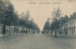 EEKLO  EECLOO  ==  RUE DU MOULIN - MOLENSTRAAT     2 SCANS - Eeklo