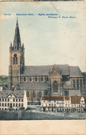 EEKLO  EECLOO  ==  PAROCHIALE KERK  - EGLISE PAROISSIALE   - KLEUR     2 SCANS - Eeklo