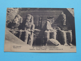 Le Grand Temple D'IBSAMBOUL ( Edit. : N° 25 ) Anno 19?? ( See / Voir Scan ) ! - Abu Simbel Temples