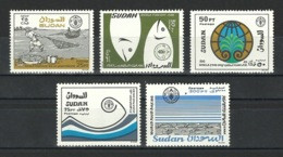 Sudan - 1988 - ( UN - World Food Day - Fisher Man ) - Complete Set - MNH (**) - Tegen De Honger