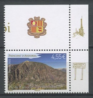 ANDORRE 2022 N° 870 ** Neuf MNH Superbe Paysages Et Cols De Montagnes Pic De Carroi Landscapes - Unused Stamps