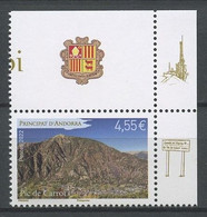 ANDORRE 2022 N° 870 ** Neuf MNH Superbe Paysages Et Cols De Montagnes Pic De Carroi Landscapes - Nuovi