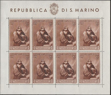 476 San Marino - Foglietti E Minifogli  1944 - Pro Case Popolari N. 4/5. Cat. € 800,00. SPL MNH - Blocchi & Foglietti