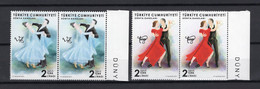 Turkey/Turquie 2019 - World Dances - Pair Of Stamps 2v - Complete Set - MNH** - Superb*** - Brieven En Documenten