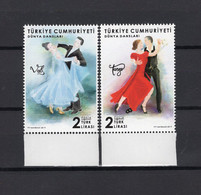 Turkey/Turquie 2019 - World Dances - Stamps 2v - Complete Set - MNH** - Superb*** - Brieven En Documenten