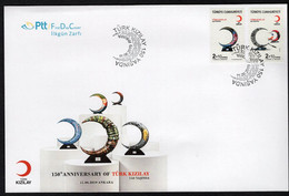 Turkey/Turquie 2019 - The 50th Anniversary Of Turkish Red Crescent - La Croissant Rouge Turque - FDC - Superb*** - Storia Postale