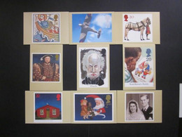 1997 THE COMPLETE YEAR SET OF COMMEMORATIVE P.H.Q. CARDS UNUSED. ISSUE Nos. 185 To 193 (B) #00605 - PHQ Cards