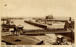 SUFFOLK - LOWESTOFT - SWING BRIDGE AND HARBOUR Suf447 - Lowestoft