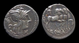 M. Vargunteius AR Denarius - République (-280 à -27)