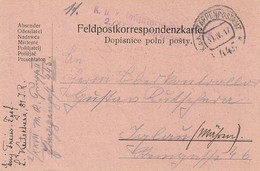 Feldpostkarte - K.u.k. Infant.-Regt. 81 - Nach Iglau - 1917 (60709) - Brieven En Documenten