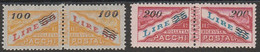 495 San Marino - Pacchi Postali  1948-50 - F.lli Per Pacchi Dell’emissione Del ‘46 N. 33/34. Cat. € 450,00. SPL MNH - Parcel Post Stamps