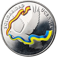 ESPAÑA. MEDALLA F.N.M.T. SOLIDARIDAD CON UCRANIA. 2.022. ESPAGNE. SPAIN MEDAL - Professionals/Firms