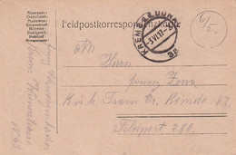 Feldpostkarte - Krems Nach FP 280 - 1917 (60713) - Cartas & Documentos