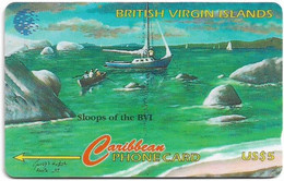 British Virgin Islands - C&W (GPT) - Sloops, 193CBVF, 1998, 15.000ex, Used - Jungferninseln (Virgin I.)