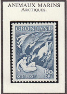 GROENLAND - Faune, Animaux Marins, Mother Of The Sea - Y&T N° 30 - 1957 - MNH - Neufs