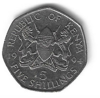 *kenya 5 Shillings 1994  23a  Vf+ - Kenia