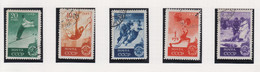 Sowjet-Unie Jaar 1949 Michel-nr. 1409/1413 Gestempeld - Autres & Non Classés