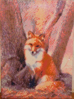 Tableau Perles ( Diamond Painting) : Renard - Perle