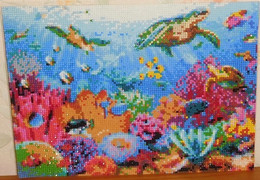 Tableau Perles ( Diamond Painting) : Tortues - Perlen