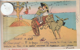 85 - Carte Postale Ancienne Du   PASSAGE DU GOIA   Carte Humoristique - Ile De Noirmoutier