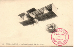 Cachet Avion Aviation Port Aviation Juvisy 1909 - Andere & Zonder Classificatie