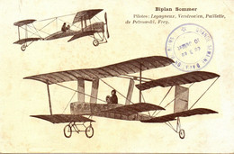 Cachet Avion Aviation Semaine Aviation Reims Juillet 1910 - Other & Unclassified