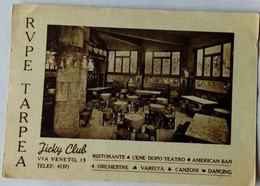 Rupe Tarpea Jicky Club Via Veneto - Wirtschaften, Hotels & Restaurants