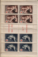 France Carnet Croix Rouge Année 1954; Yvert N° 2003; Timbres N° 1006, 1007; - Rode Kruis