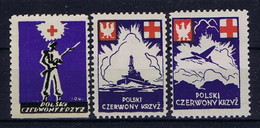 Poland: WW II Red Cross Stamps, MNH/** - Nuevos