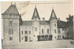 CPA  Thorens Chateau Des Comtes De Sales - Thorens-Glières