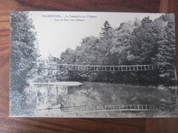 Carte Postale Haute Saône Villersexel, La Passerelle Sur L'Ognon - Villersexel