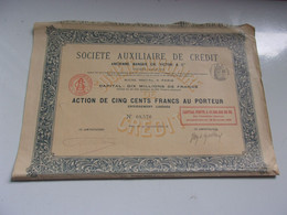 AUXILIAIRE DE CREDIT Banque Victor (1910) Imprimerie RICHARD - Unclassified