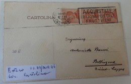 1935 Cartolina A SVIZZERA+tariffa 30 C.c.20x2 Michetti-O336 - Marcophilie (Avions)