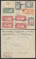 1933 PARAGUAY - REGISTERED AIRMAIL COVER TO SIBIU, ROMANIA TRANSYLVANIA - RARE DESTINATION - Paraguay