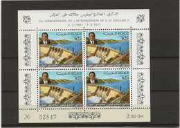 MAROC - BLOC FEUILLET N° 7 NEUF SANS CHARNIERE - ANNEE 1971 - Morocco (1956-...)