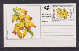 SOUTH AFRICA - 1995 Flowers Pre-Paid Postcard As Scan - Storia Postale